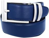 stylish and versatile reversible 35mm royal blue men's belt - perfect accessory for belts logo