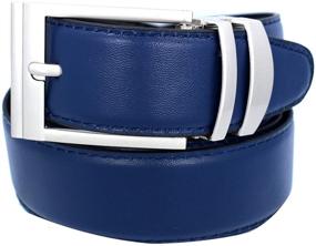 img 4 attached to Stylish and Versatile Reversible 35mm Royal Blue Men's Belt - Perfect Accessory for Belts