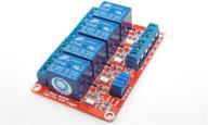 smakn blue srd-12vdc-sl-c 4 channel 12v dc high/low level relays module board logo