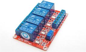 img 3 attached to SMAKN Blue SRD-12VDC-SL-C 4 Channel 12V DC High/Low Level Relays Module Board