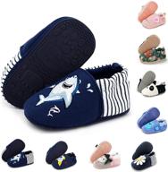 👞 benhero cartoon toddler boys' slipper moccasin shoes logo