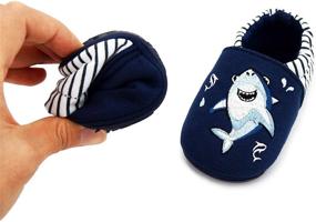 img 1 attached to 👞 BENHERO Cartoon Toddler Boys' Slipper Moccasin Shoes