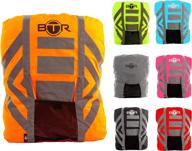 stay visible and dry with the btr waterproof high vis reflective backpack cover logo