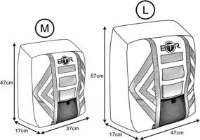 img 1 attached to Stay Visible and Dry with the BTR Waterproof High Vis Reflective Backpack Cover