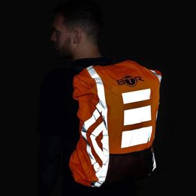 img 3 attached to Stay Visible and Dry with the BTR Waterproof High Vis Reflective Backpack Cover