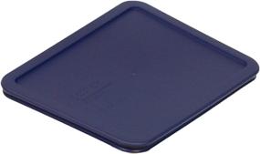 img 1 attached to 🔵 Pyrex Bundle - 4 Items: 7211-PC 6-Cup Blue Plastic Food Storage Lids Set