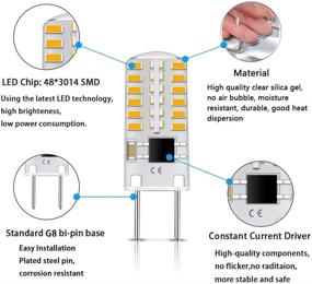 img 2 attached to 💡 Efficient Dimmable Bi-Pin LED: 20W 25W Halogen Equivalent