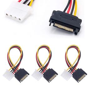 img 4 attached to DAYREE 3 Pack SATA To Molex