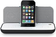 enhanced memorex mi3602p pureplay portable speaker for ipod and iphone (white) logo