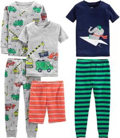 img 4 attached to Transportation Elephant Boys' Clothing and 🐘 Sleepwear by Simple Joys Carters, including Robes