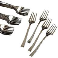 silver plastic forks toothpicks disposable logo