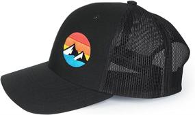 img 1 attached to 🧢 WUE Trucker Hat - Snapback Hats for Men - Perfect for Outdoor Exploration