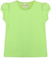 лонгслив для девочек lovetti girls basic sleeve t shirt, одежда для девочек: верхняя одежда, футболки и блузки. логотип