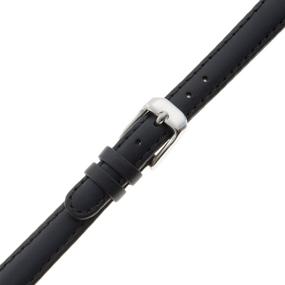 img 2 attached to Gilden Water-Resistant Oilskin Leather Ladies Watch Strap - 10-14mm MSW63