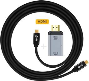 img 1 attached to ChenYang CY Type-C USB-C Female Source Input to HDMI Male Output Адаптер HDTV с портом питания PD и усилителем