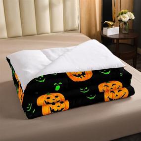 img 2 attached to Pumpkin Comforter Halloween Lantern Cutting