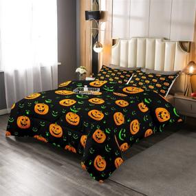 img 4 attached to Pumpkin Comforter Halloween Lantern Cutting