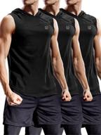 men's neleus active muscle hoodies for workout and athletics логотип