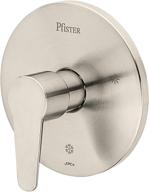 pfister pfirst modern r89-040k valve and trim set - brushed nickel finish logo