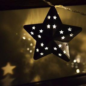 img 2 attached to 🌟 ACRAFT Twinkle Star Bedroom Fairy Lights | Plug in Decorative Lighting with End-to-end Connector | Perfect for Teen Girls & Boys' Tee Pee