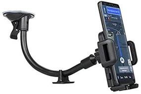 img 2 attached to 🚗 EEEKit Car Mount: Universal Windshield Dashboard Phone Stand Holder for iPhone X/8/7, Samsung Galaxy S10 S10E S9 S8 Note 9 8, Nexus 5X/6P, LG, HTC and More