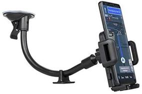 img 3 attached to 🚗 EEEKit Car Mount: Universal Windshield Dashboard Phone Stand Holder for iPhone X/8/7, Samsung Galaxy S10 S10E S9 S8 Note 9 8, Nexus 5X/6P, LG, HTC and More