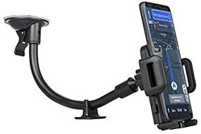 img 4 attached to 🚗 EEEKit Car Mount: Universal Windshield Dashboard Phone Stand Holder for iPhone X/8/7, Samsung Galaxy S10 S10E S9 S8 Note 9 8, Nexus 5X/6P, LG, HTC and More