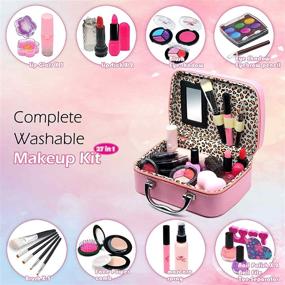 img 3 attached to 💄 Girls' Washable Makeup Kit for Kids