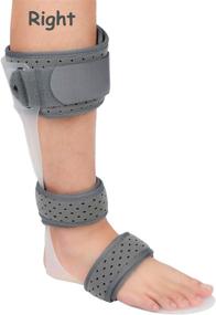 img 4 attached to 🦶 AFO Foot Drop Brace - Ankle Foot Orthosis Support for Postural Correction (Right/L)