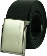 👔 columbia men's military belt: stylish accessories and belts for men logo