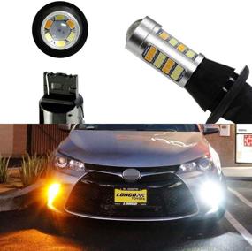 img 4 attached to 🚗 Enhance Your Toyota Camry's Style and Safety with iJDMTOY High Power LED Daytime Running Lights/Turn Signal Lights Kit