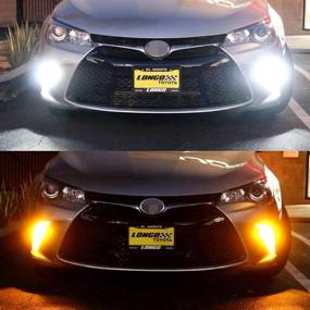 img 1 attached to 🚗 Enhance Your Toyota Camry's Style and Safety with iJDMTOY High Power LED Daytime Running Lights/Turn Signal Lights Kit
