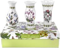 🌸 enhance your décor with portmeirion botanic garden mini vases - set of 3 логотип