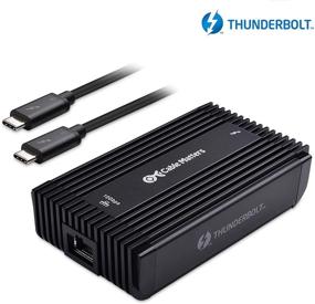 img 3 attached to 🔌 Адаптер Cable Matters Thunderbolt 3 10G Ethernet: сертифицирован с поддержкой NBASE-T | Не подходит для портов USB-C без логотипа Thunderbolt