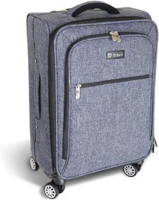 img 2 attached to 🧳 Stylish and Convenient: Mavii Costume Rack Carry-On Luggage with Spinner Wheels in Gray