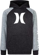 👦 hurley boys midnight pullover hoodie - boys' fashion hoodies & sweatshirts logo