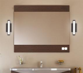 img 1 attached to 🔲 Bronze Square LED Wall Sconce: Lithonia Lighting Contemporary 1 Foot Decorative Light in 3K