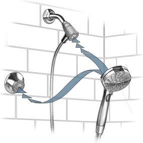 img 1 attached to Moen 186117 Magnetix Remote Dock: Convenient Chrome Holder for Handheld Shower