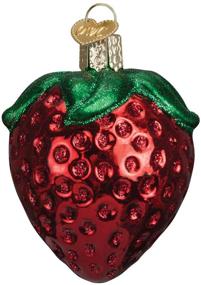 img 3 attached to 🍓 Exquisite Old World Summer Strawberry Glass Blown Ornaments for Christmas Tree (28106)