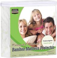 waterproof bamboo mattress protector hypoallergenic logo