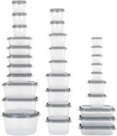 📦 clear/grey goodcook everyware 60-piece bpa-free plastic food storage container set логотип