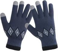 lethmik winter touchscreen gloves texting logo