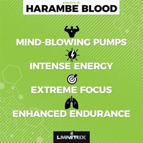 img 3 attached to 💪 Maximize Your Performance with Harambe Blood - Red Starblast Preworkout Powder for Men & Women - 350g