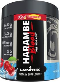img 4 attached to 💪 Maximize Your Performance with Harambe Blood - Red Starblast Preworkout Powder for Men & Women - 350g