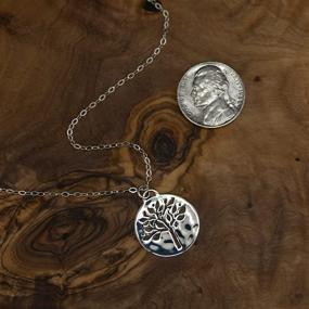 img 1 attached to 🌳 Sister Gift: 925 Sterling Silver Family Tree of Life Necklace - Birthday Jewelry for Sisters