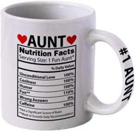 👩 aunt christmas gifts and aunt mugs, perfect gifts for aunts, hilarious best aunt ever gift/cup for coffee/tea from niece/nieces logo