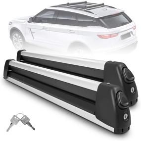 img 4 attached to 🏔️ YITAMOTOR 30" Aluminum Universal Car Roof Ski Rack Snowboard Racks – Effective and Versatile Snowboard Carrier for Cars