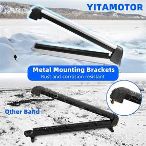 img 1 attached to 🏔️ YITAMOTOR 30" Aluminum Universal Car Roof Ski Rack Snowboard Racks – Effective and Versatile Snowboard Carrier for Cars