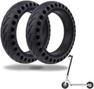 🛴 tomall 8.5 inch honeycomb rubber damping solid tire: xiaomi m365 electric scooter replacement wheel логотип