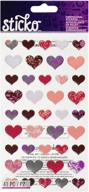 sticko sticker dimensional-lovely hearts (41 pieces) ❤️ spp1pvc10, other: enhance your crafts with heartfelt delight! logo